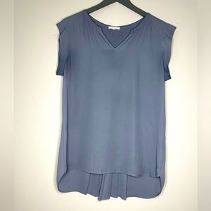 Pleione Periwinkle Short Sleeve Tunic L